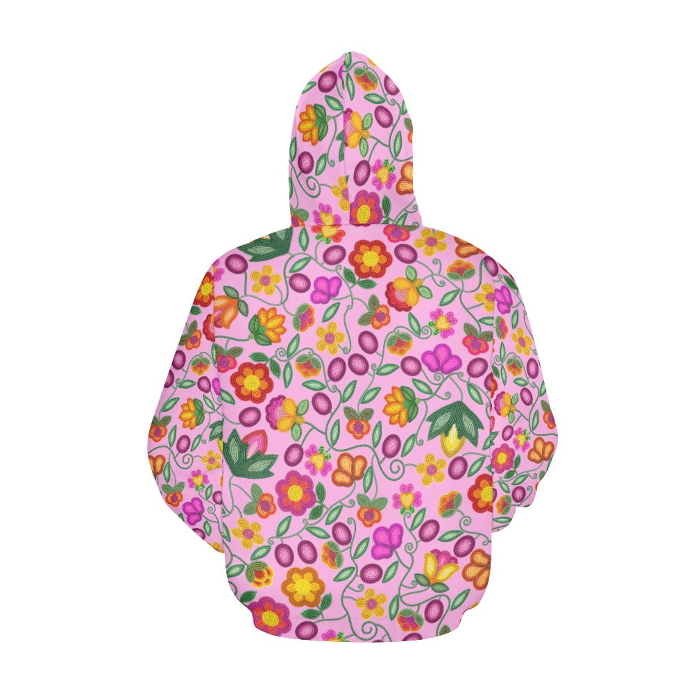 Boreal Bounty Pink Hoodie for Women