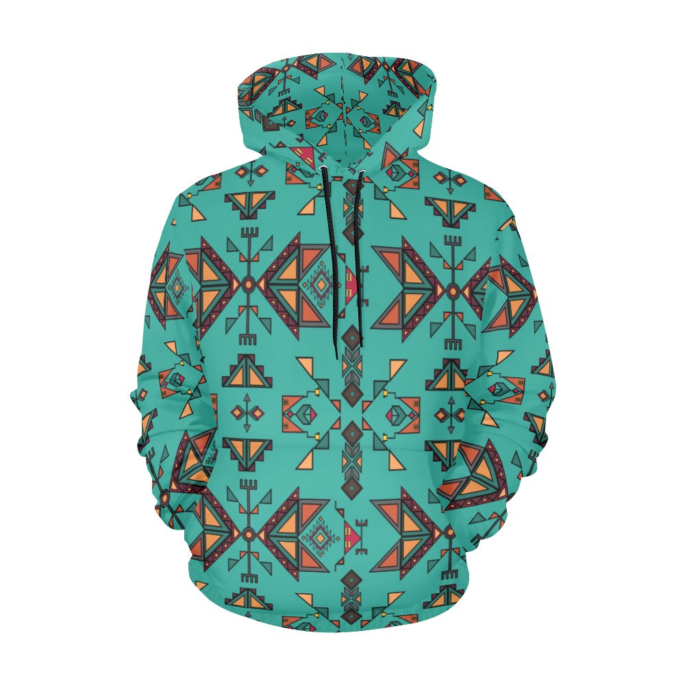 Arrow Dawn Turquoise Hoodie for Men