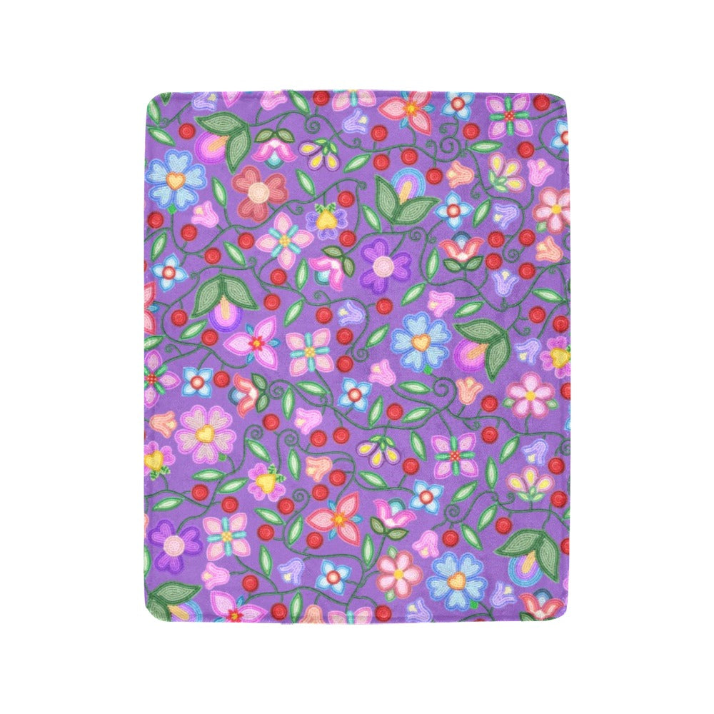 Petal Harmony Lavender Ultra-Soft Micro Fleece Blanket 40"x50"