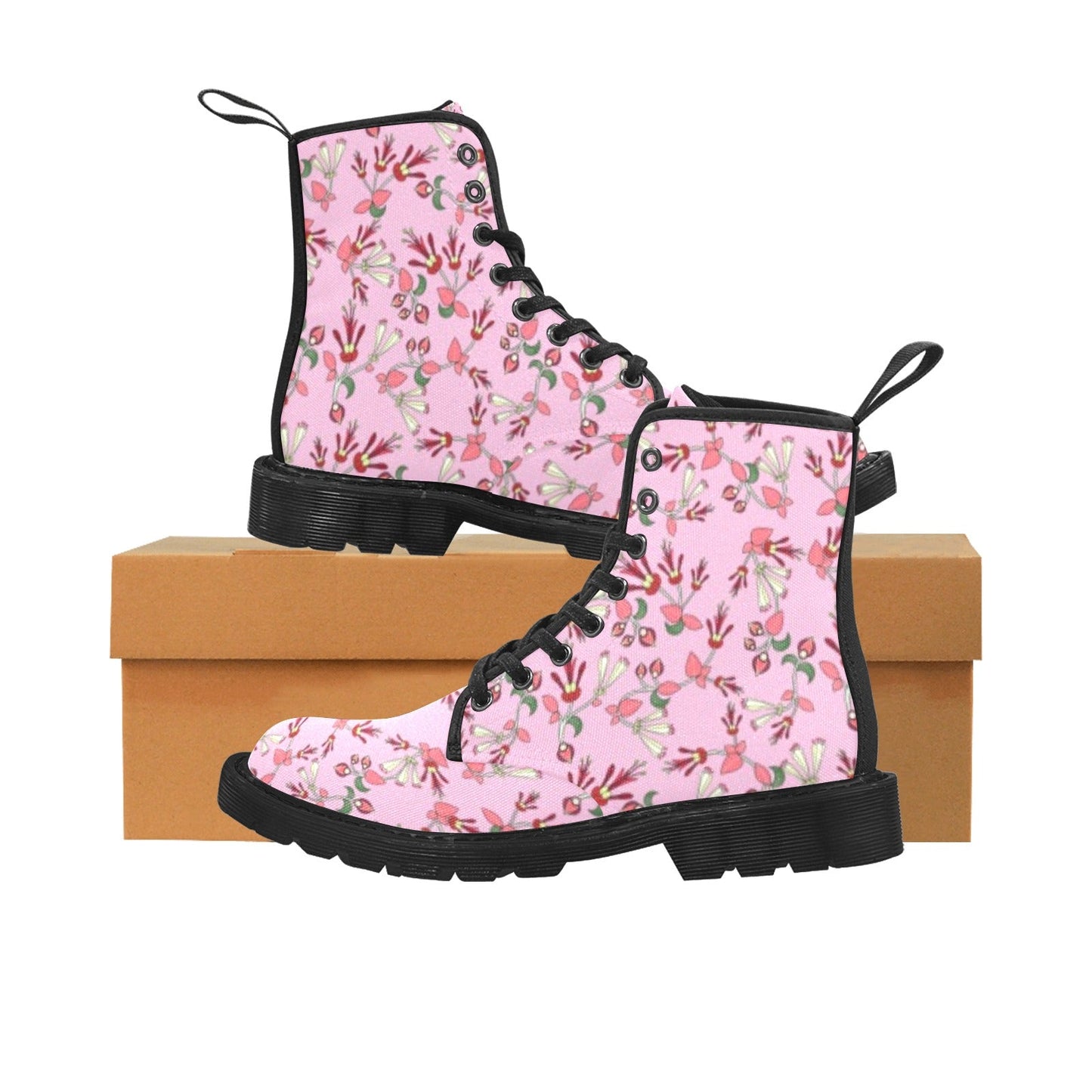 Strawberry Floral Boots