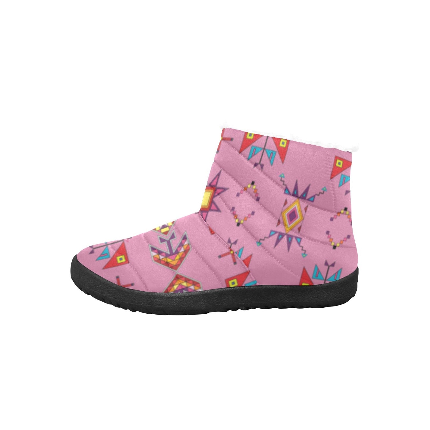 Scattered Generations Pink Women's Padded Winter Boot