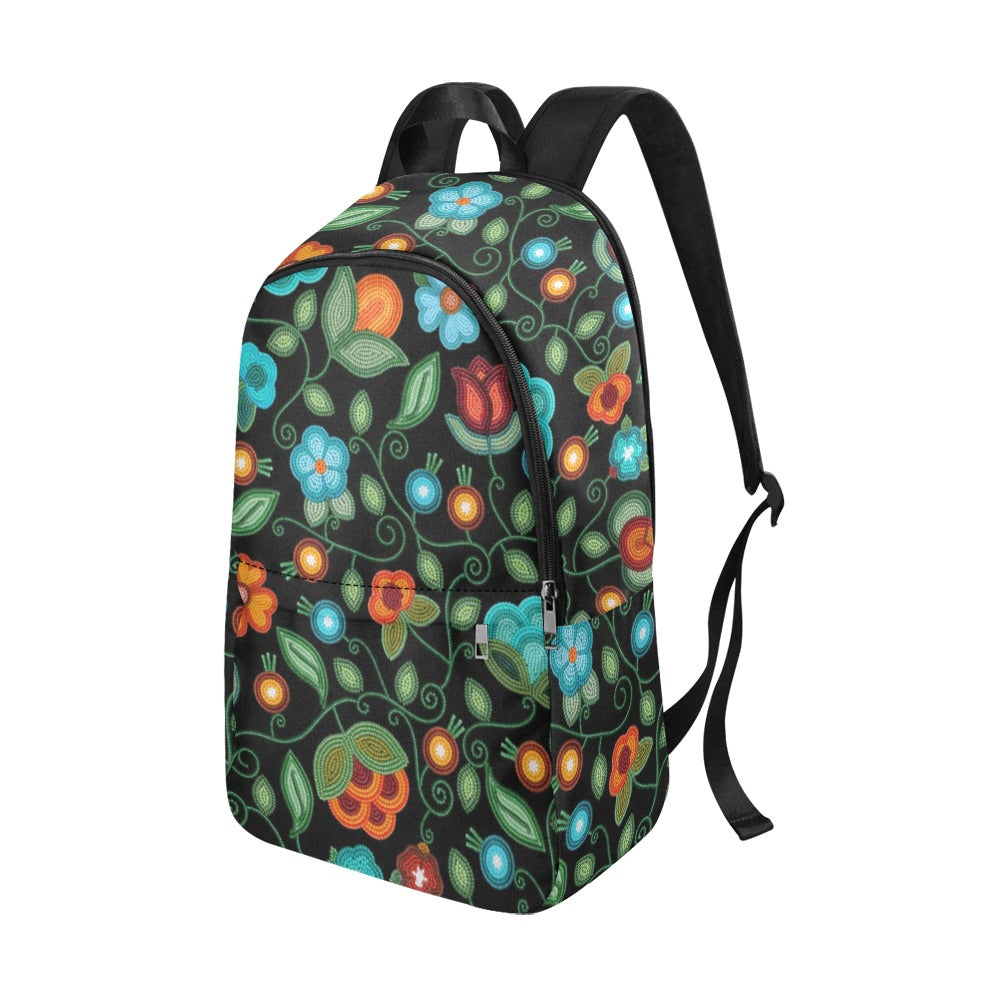 Prairie Fire Petals Black Backpack