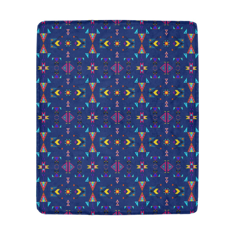 Enemy Territory Dark Navy Ultra-Soft Micro Fleece Blanket 50"x60"