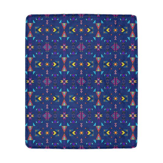 Enemy Territory Dark Navy Ultra-Soft Micro Fleece Blanket 50"x60"