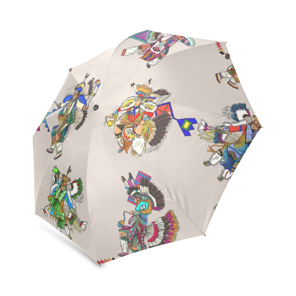 Men's Fancy Dancers Muslin Foldable Umbrella