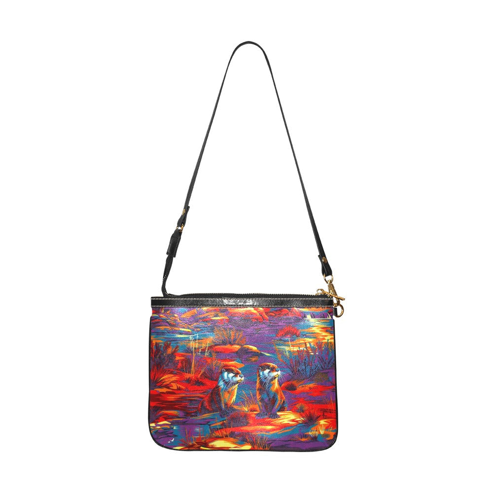 Silly Otters Small Shoulder Bag