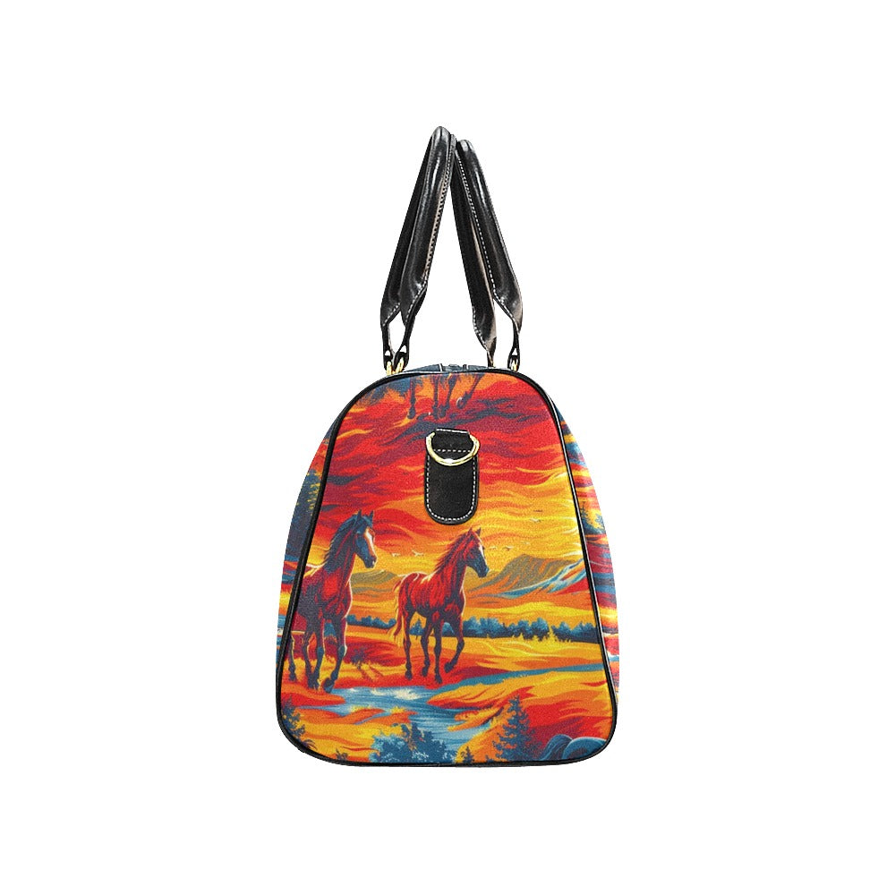 Wild Horses Large Travel Bag