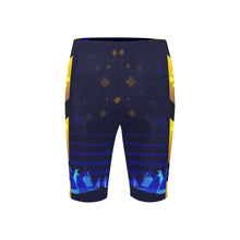 Load image into Gallery viewer, Wolf Star Men&#39;s Knee Length Swimming Trunks
