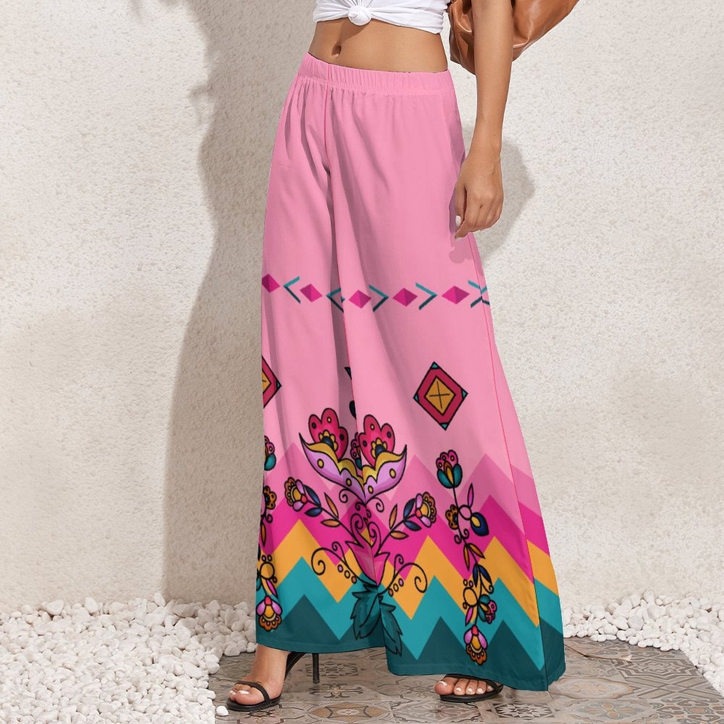 Copper Prairie Petals Ribbon Pant