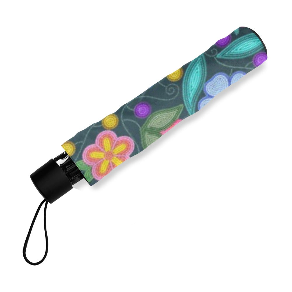 Sweet Offering Dark Teal Foldable Umbrella (Model U01)