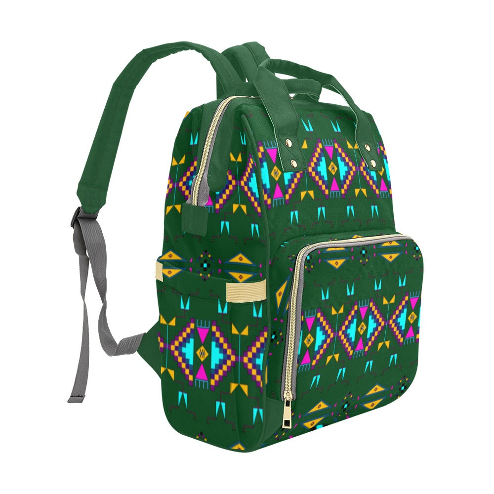Rite of Passage Squash Leaf Multi-Function Diaper Backpack