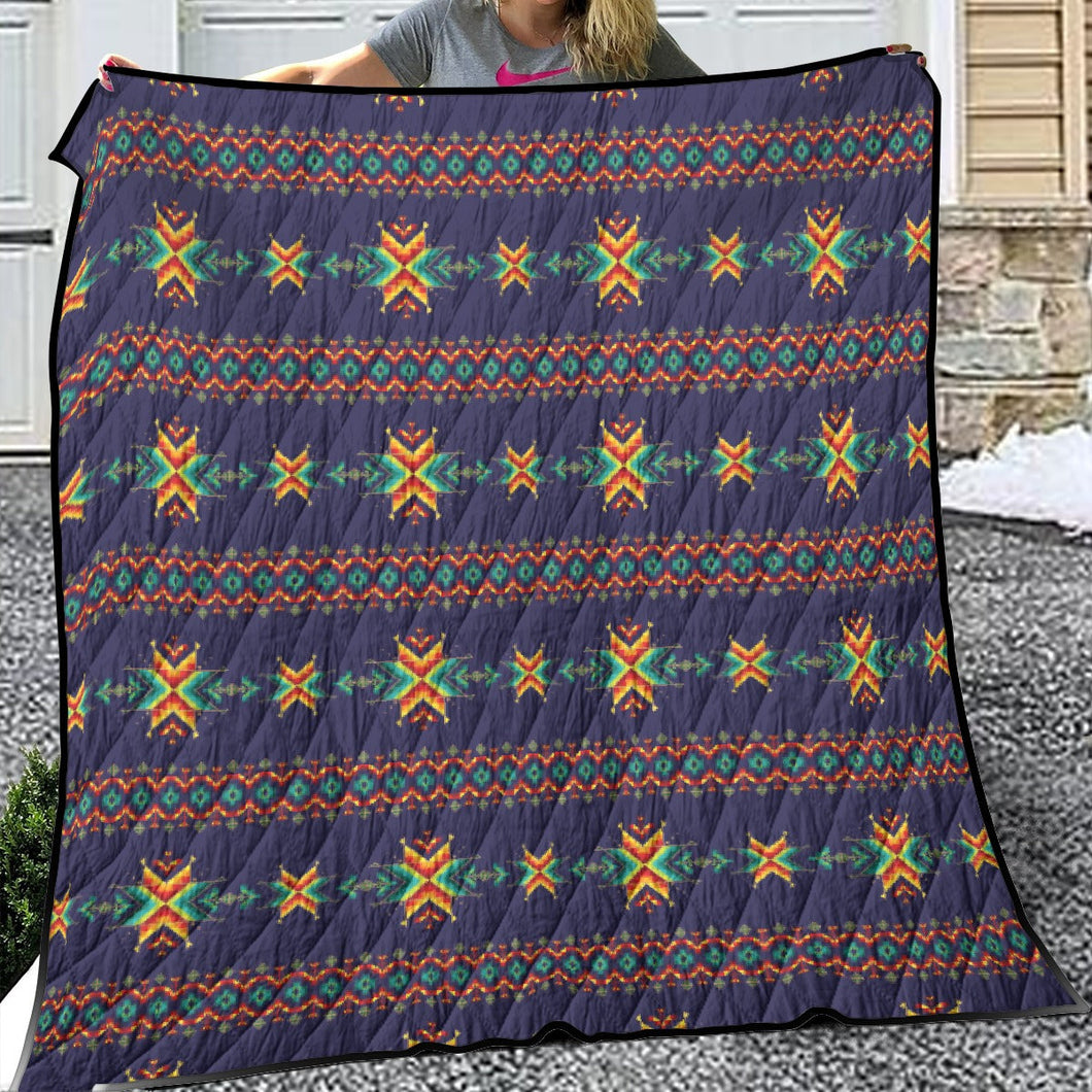 Dreams of Ancestors Indigo Lightweight Quilt