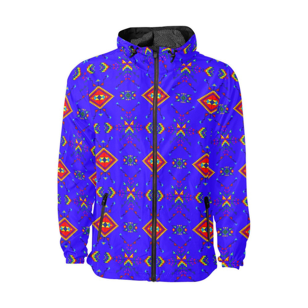 Buffalo Jump Blue Men's Windbreaker