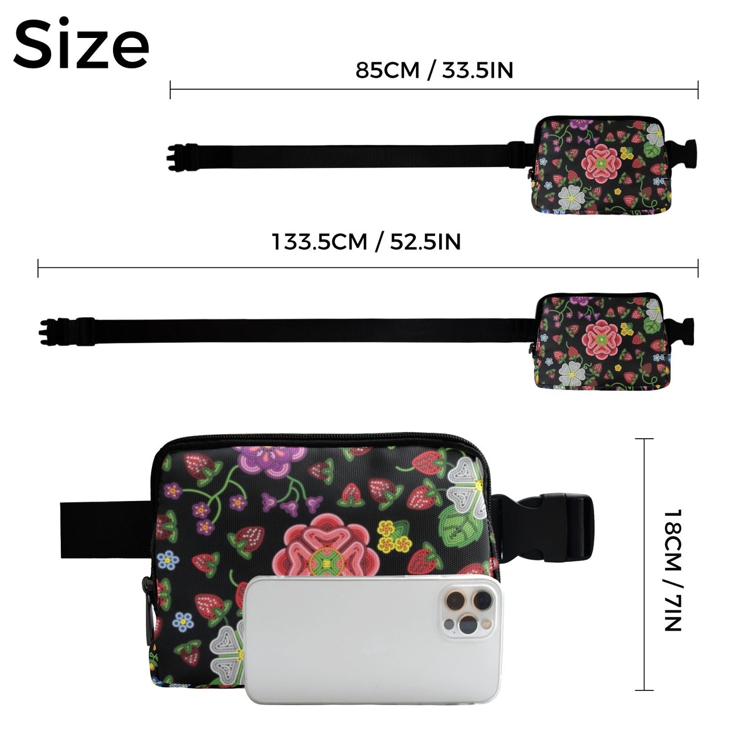 Berry Pop Midnight Belt Bag