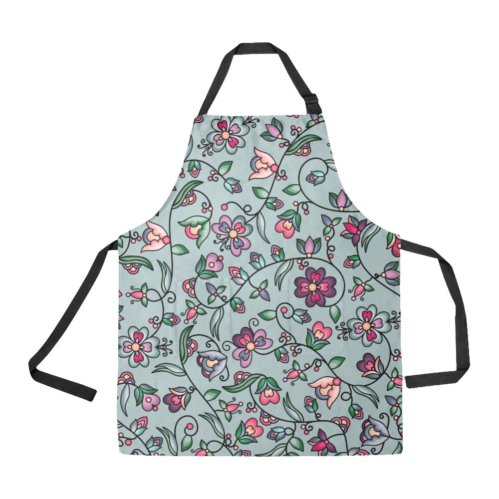 Amber Evening Garland Turquoise Apron