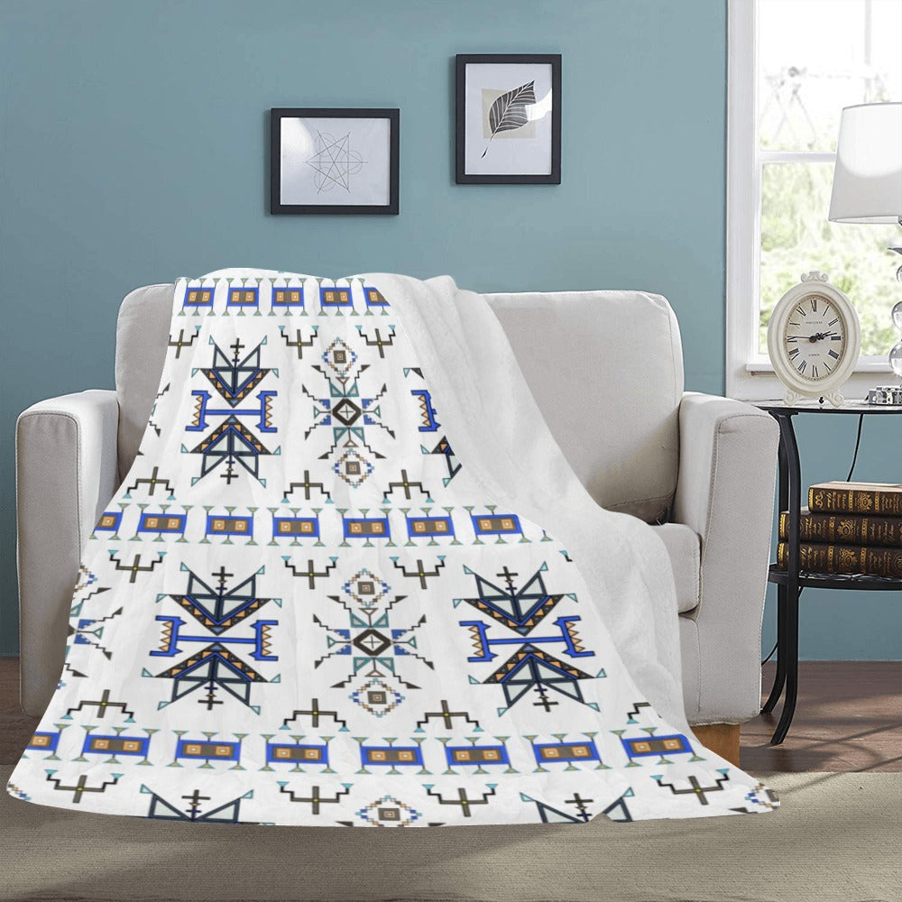 Eagle Strike White X-Large Micro Fleece Blanket