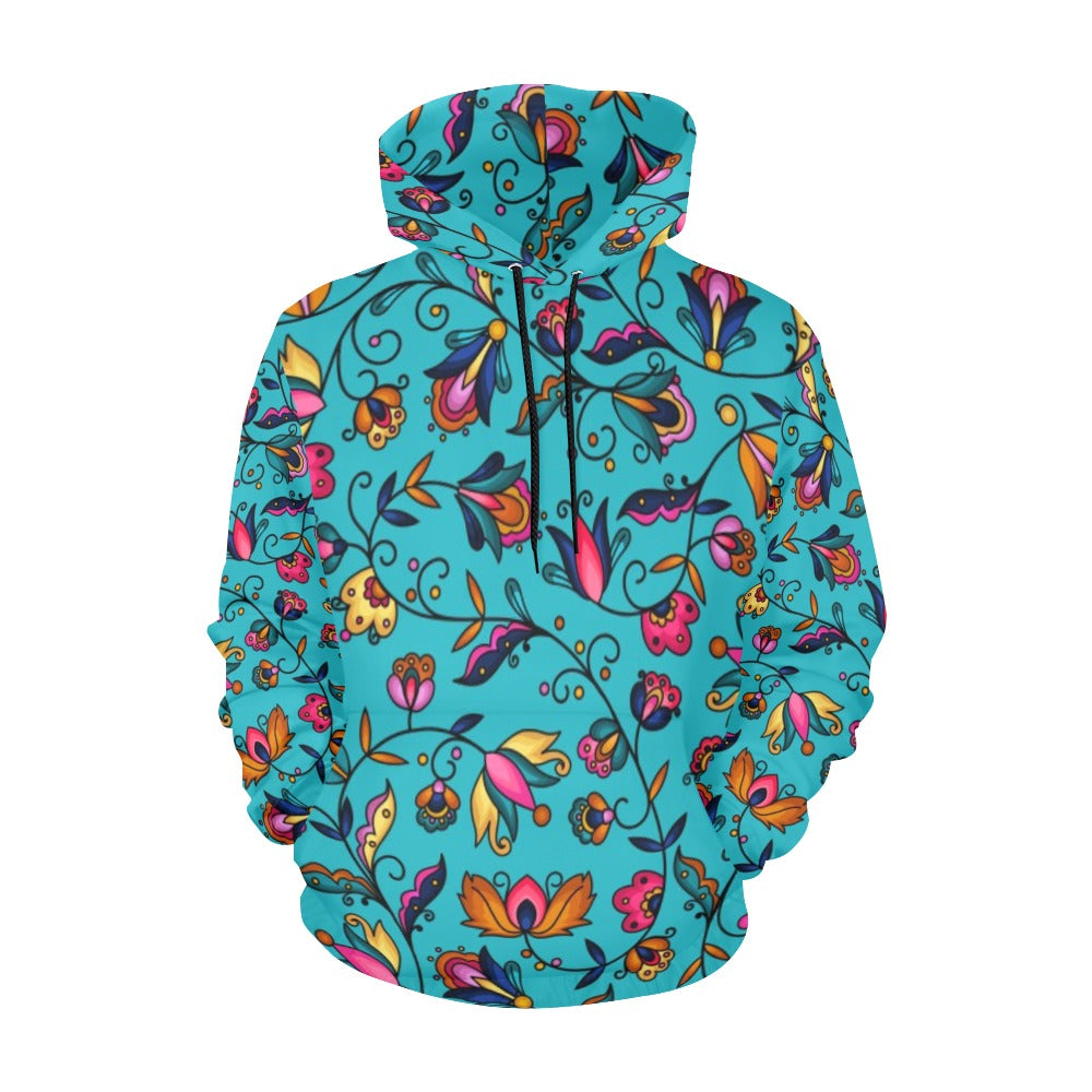 Copper Prairie Petals Hoodie for Women