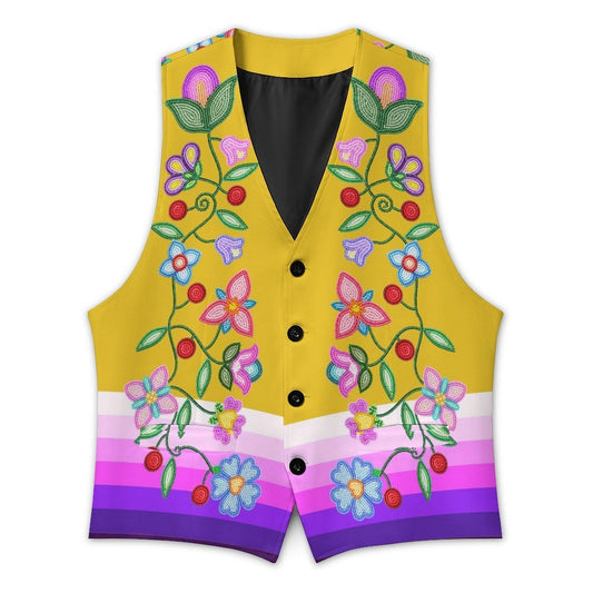Petal Harmony Women's Sleeveless Suit Vest