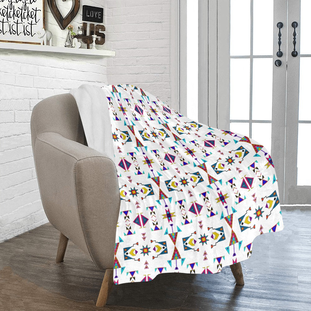Enemy Territory White Ultra-Soft Micro Fleece Blanket 40"x50"