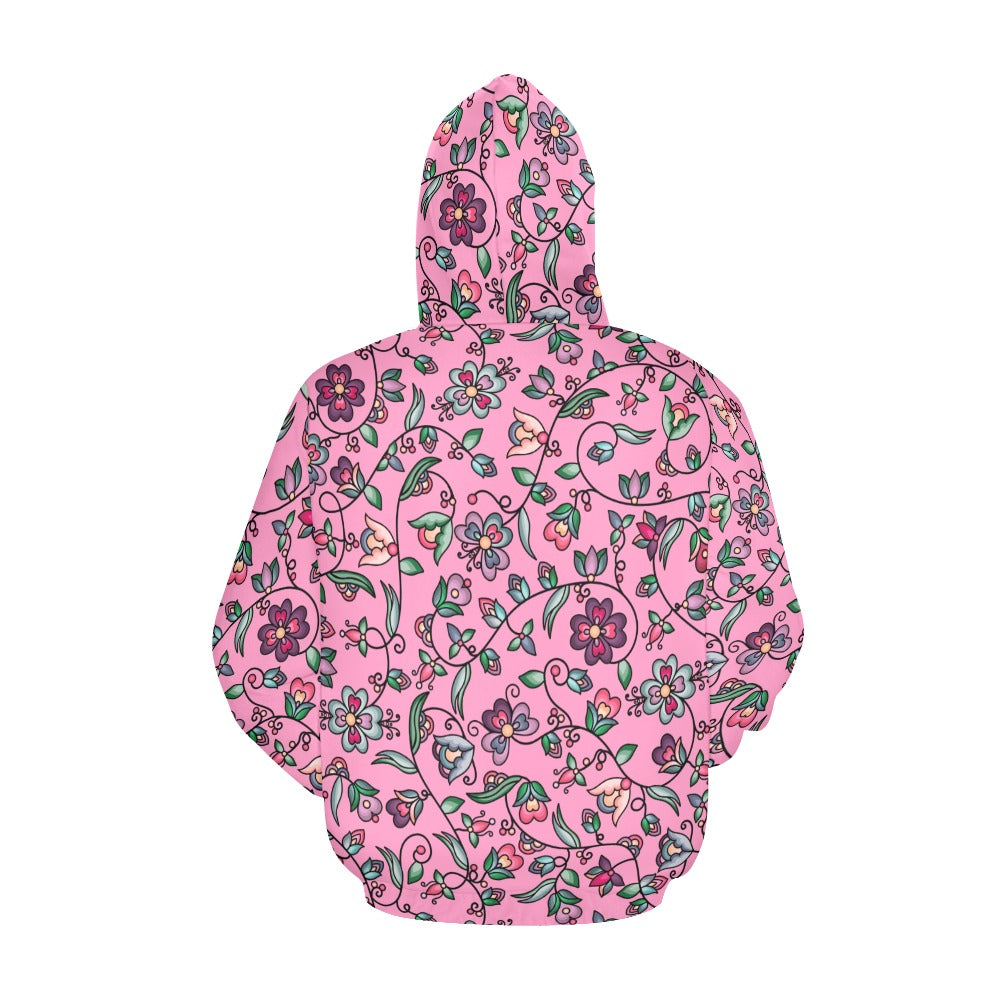 Amber Evening Garland Pink Hoodie for Men