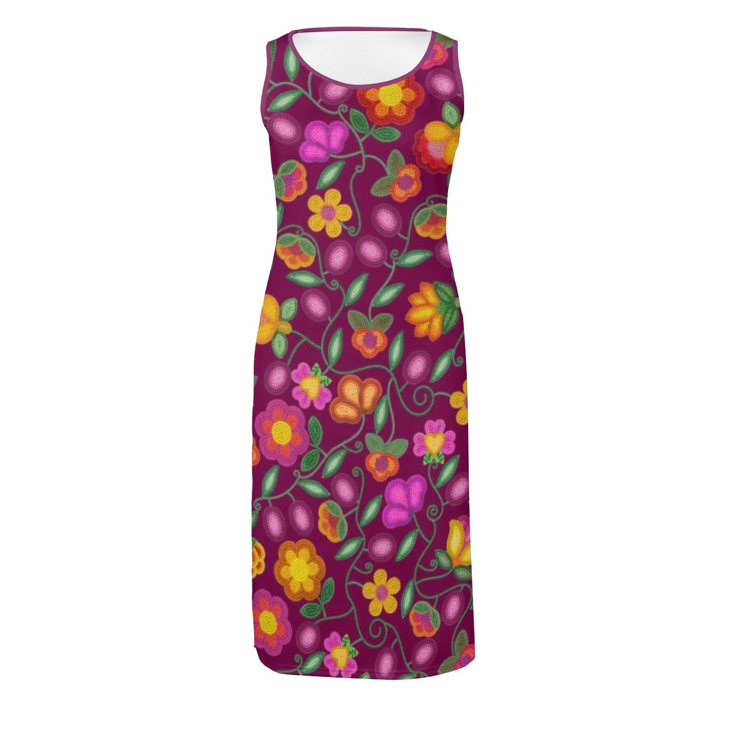 Boreal Bounty Dark Magenta Phaedra Dress