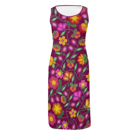 Boreal Bounty Dark Magenta Phaedra Dress