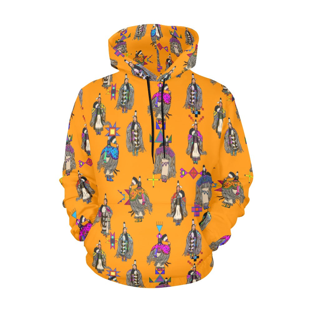 Women's Tradish Dancers Orange Hoodie for Men