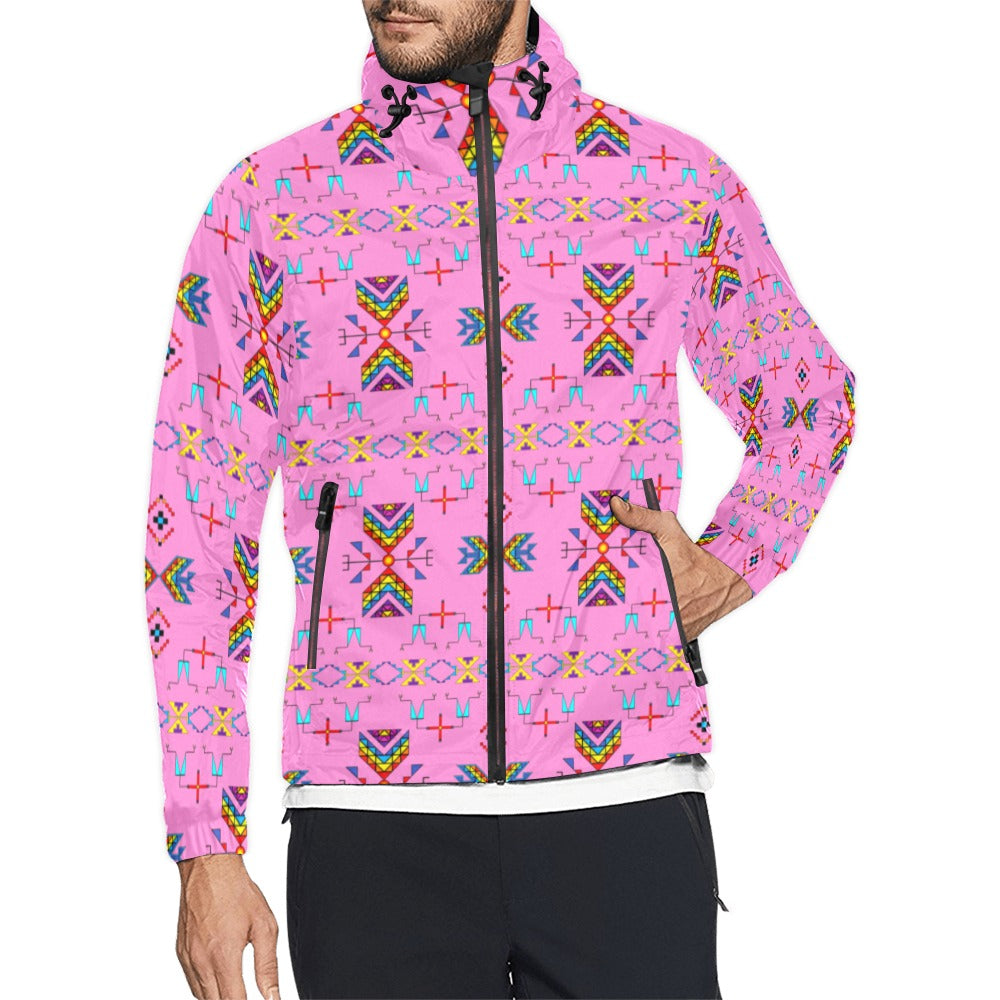 Rainbow Chief Rainbow Blush Men's Windbreaker