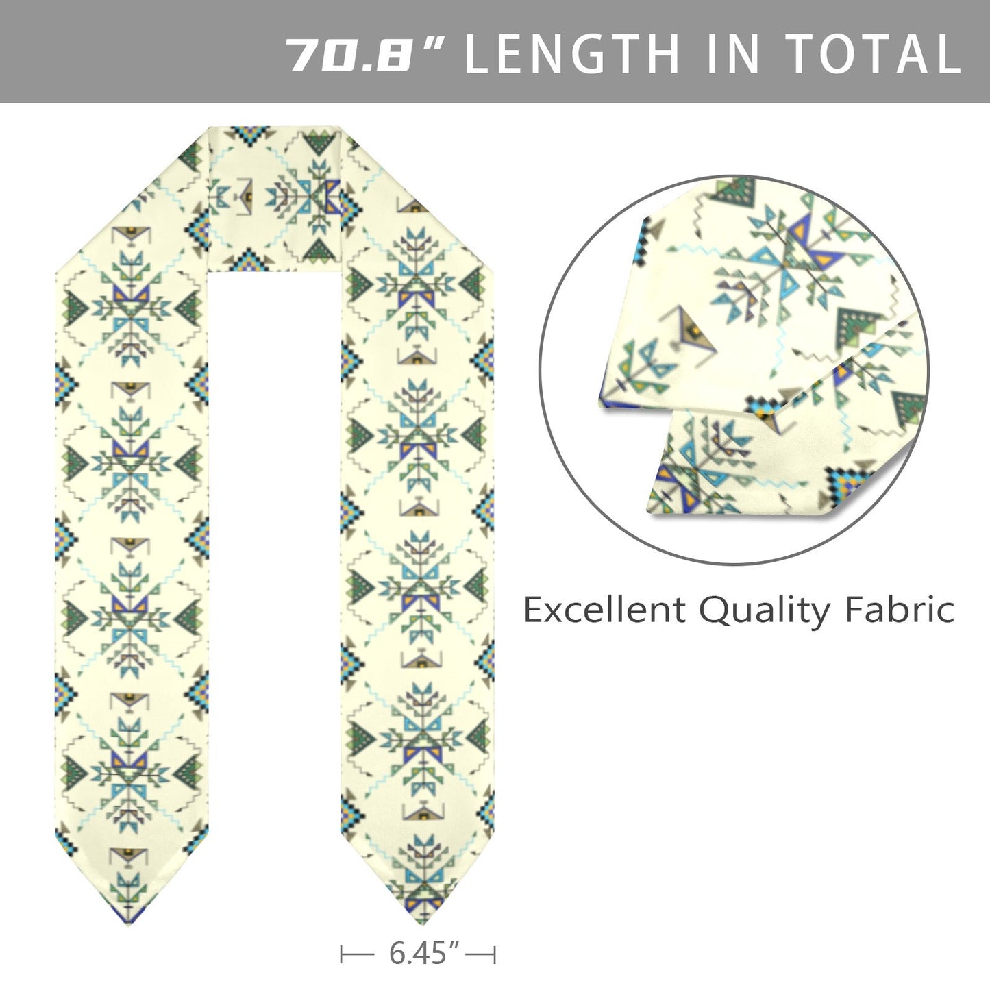 Bear Shield Graduation Stole