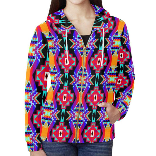 Fancy Full Zip Hoodie for Women