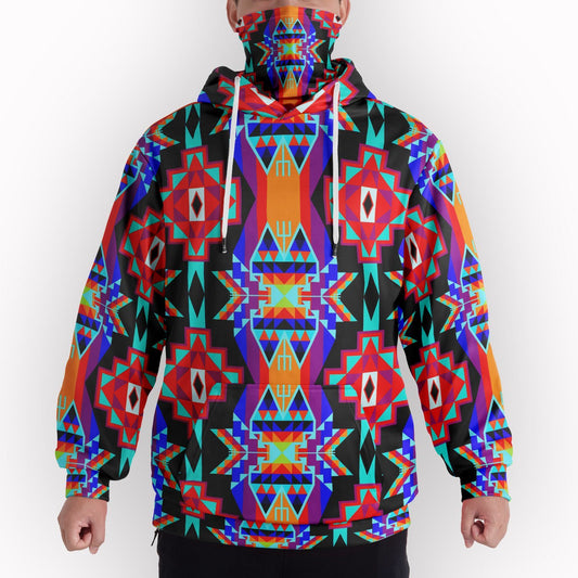 Fancy Hoodie With Half Balaclava