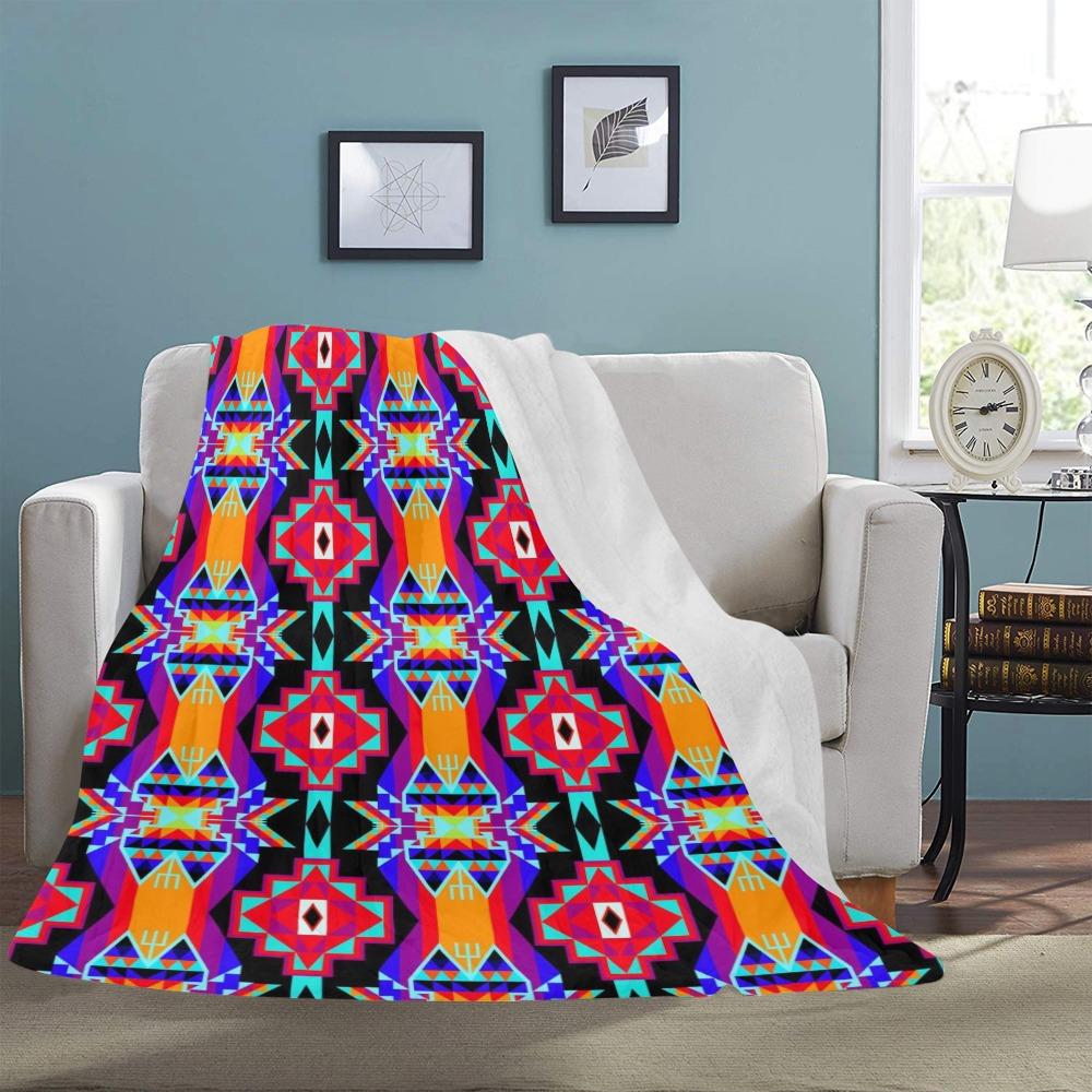 Fancy Bustle Ultra-Soft Micro Fleece Blanket 60"x80" Ultra-Soft Blanket 60''x80'' e-joyer 