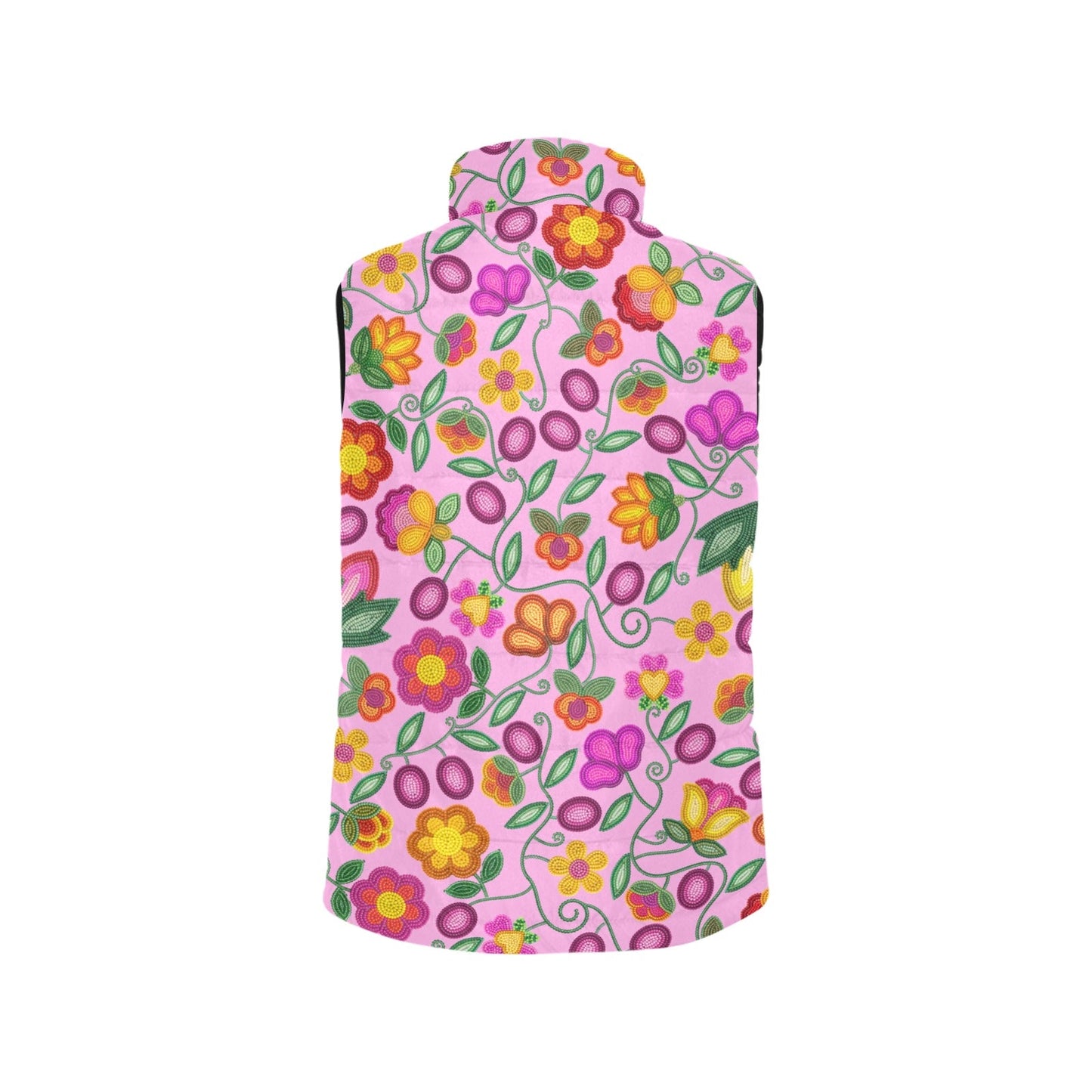 Boreal Bounty Pink Women's Padded Vest Jacket