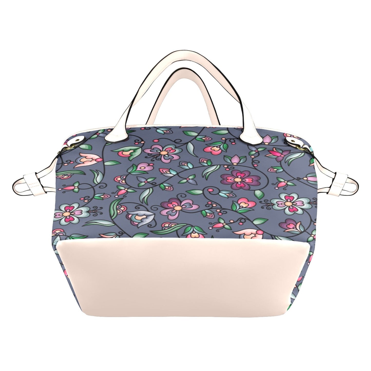Amber Evening Garland Blue Clover Canvas Tote