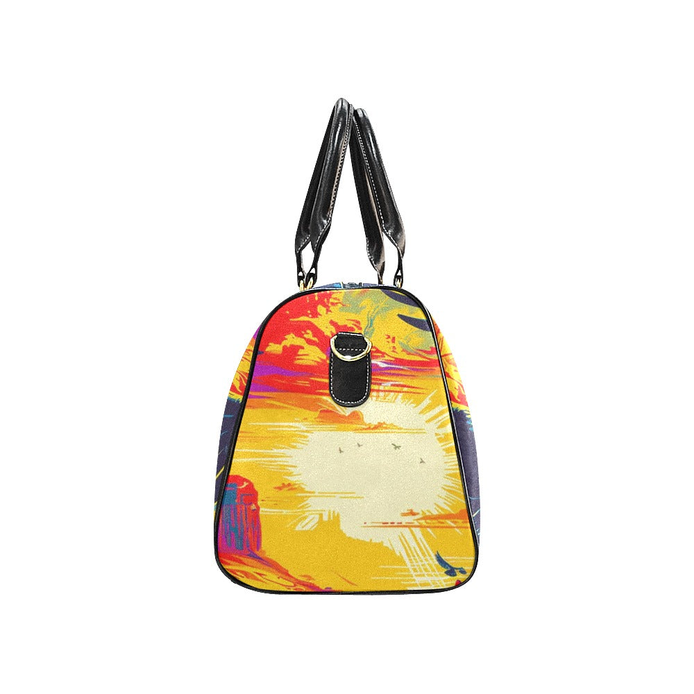 Crow Spreads His Wings Small Travel Bag
