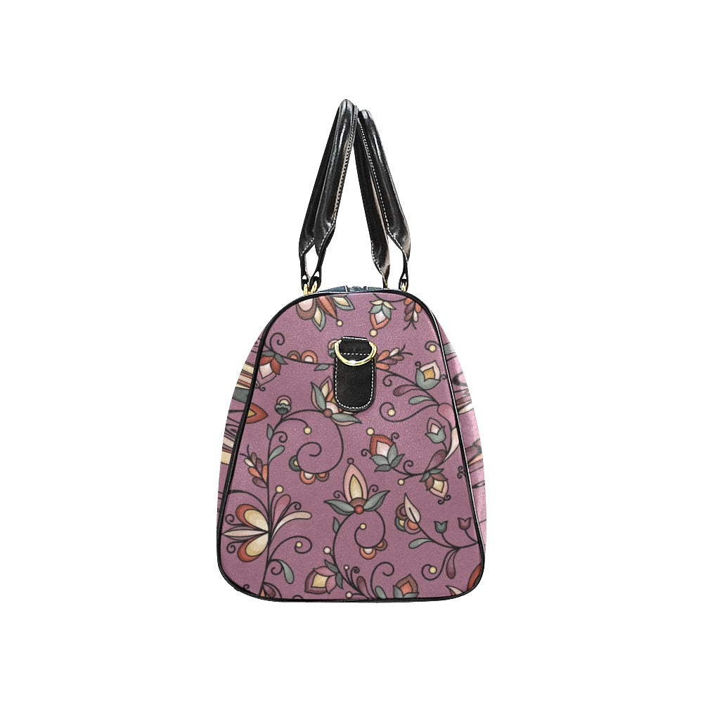 Burnt Sky Petals Magenta Small Travel Bag