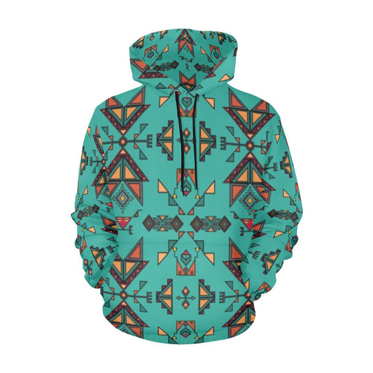 Arrow Dawn Turquoise Hoodie for Men