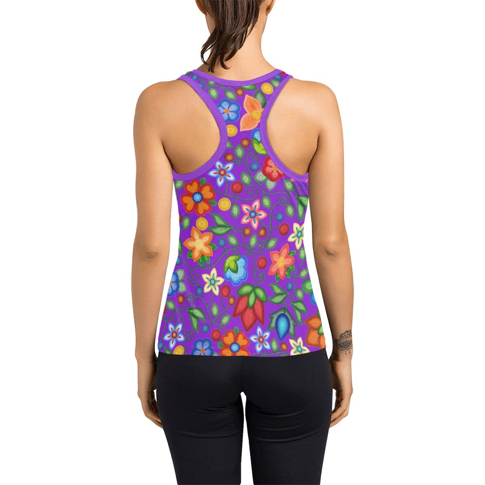 Morning Harmony Purple Racerback Tank Top