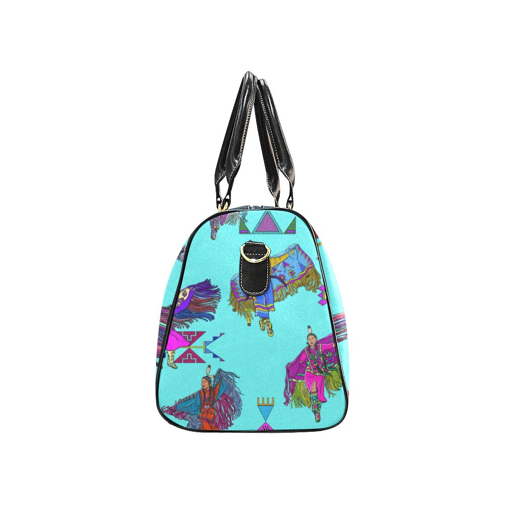 Women's Fancy Dancers Turquoise Small Travel Bag