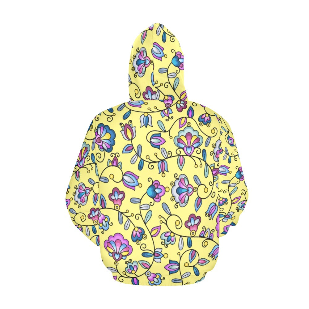 Autumn Bundle Blessing Yellow Hoodie for Men