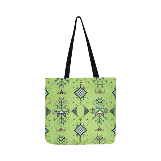 Bear Shield Green Reusable Shopping Bag