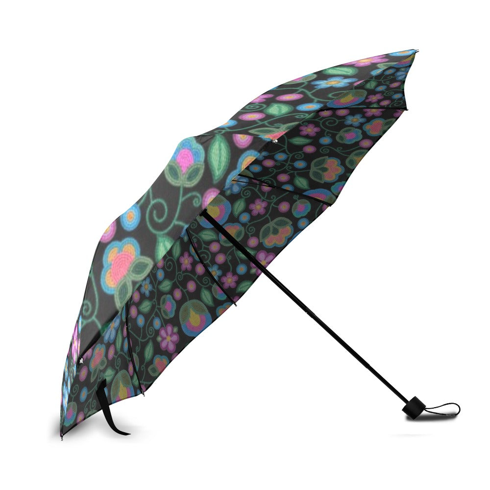 Turquoise Sunbeam Foldable Umbrella (Model U01)