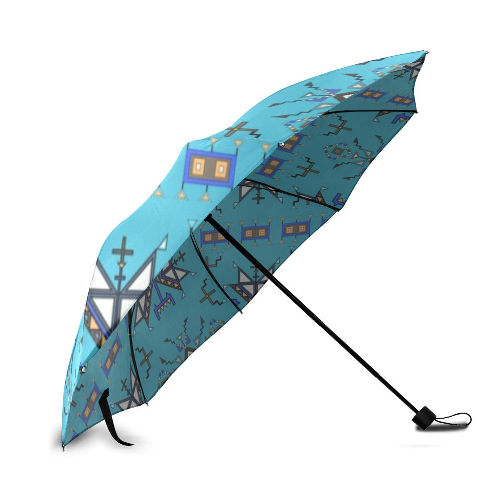 Eagle Strike Blue Foldable Umbrella