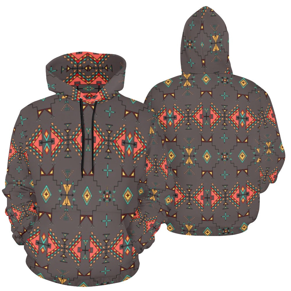 Thunder Flight Gray Hoodie for Women