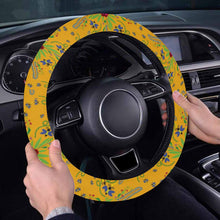 Load image into Gallery viewer, Willow Bee Sunshine Steering Wheel Cover with Elastic Edge
