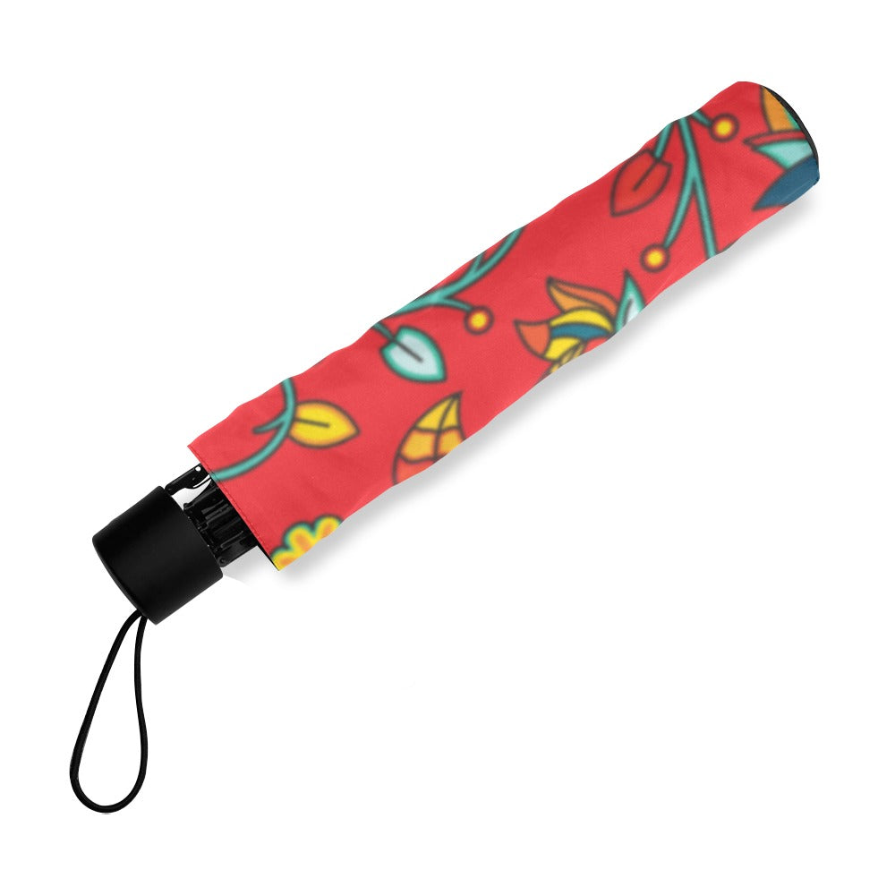 Thorny Path Red Foldable Umbrella