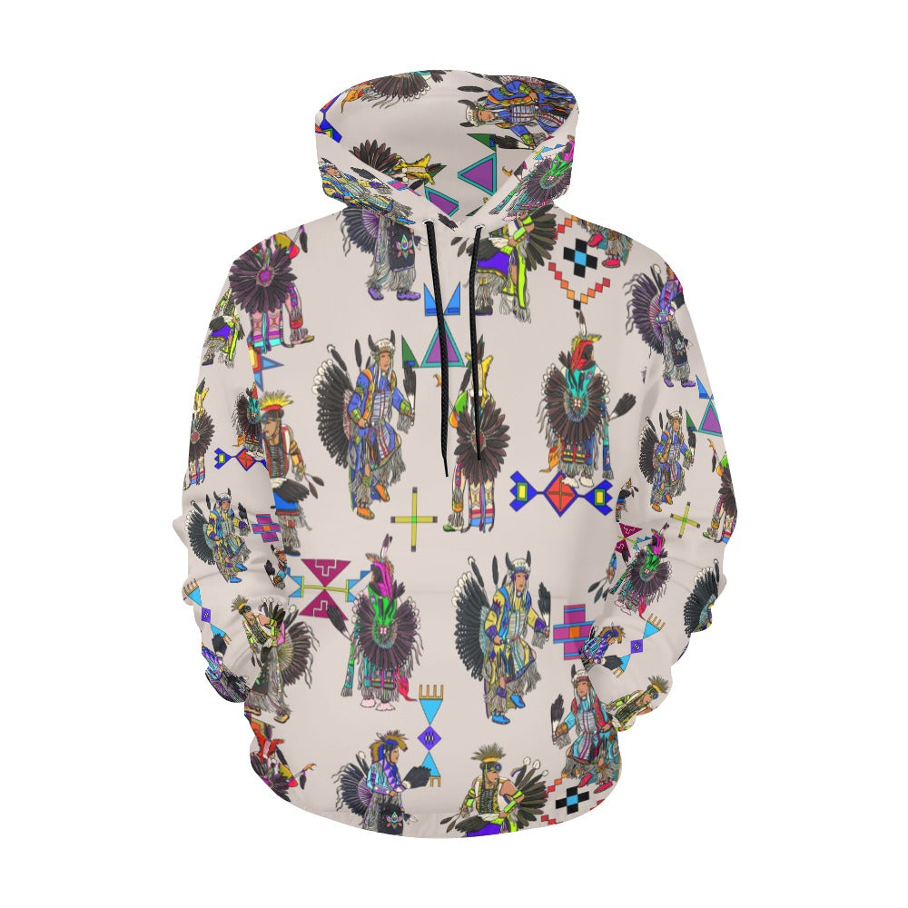 Men's Tradish Dancers Muslin White Hoodie for Women