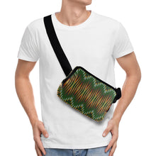 Load image into Gallery viewer, Fire Feather Green Belt Bag
