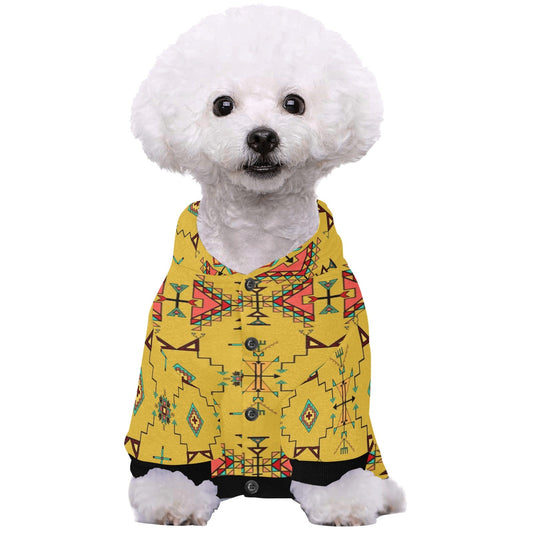 Thunder Flight Yellow Pet Dog Hoodie