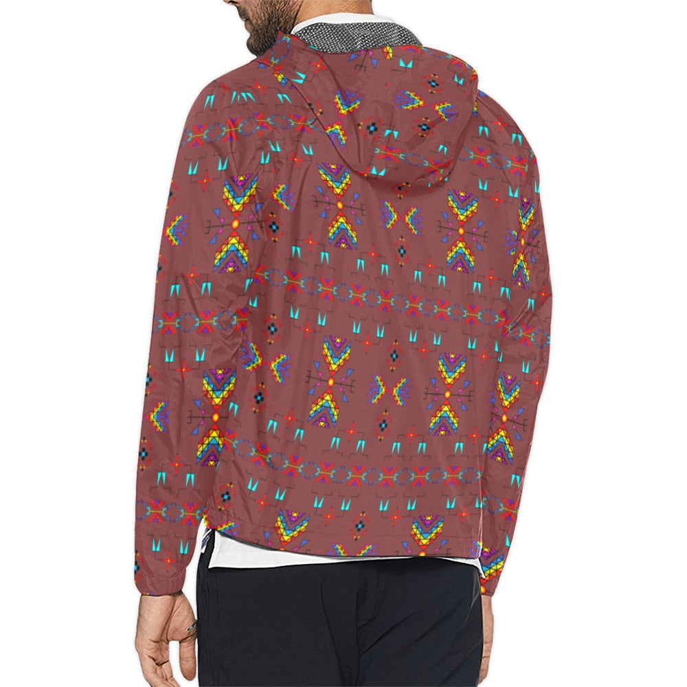 Rainy Chief Rainbow Earth Clay Men's Windbreaker